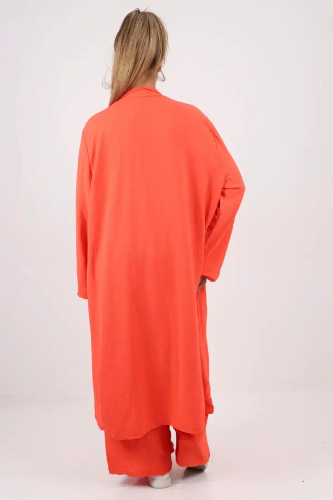 Italian open fronting sleeve cardigan
