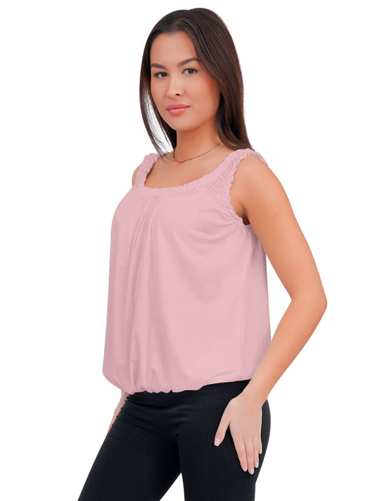 Elasticated Gather Vest Top