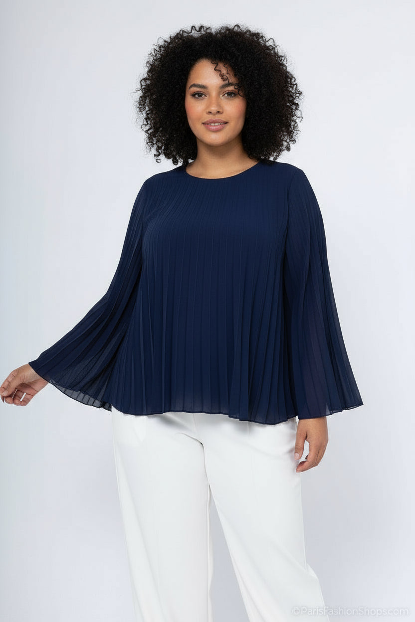 Pleated Blouse