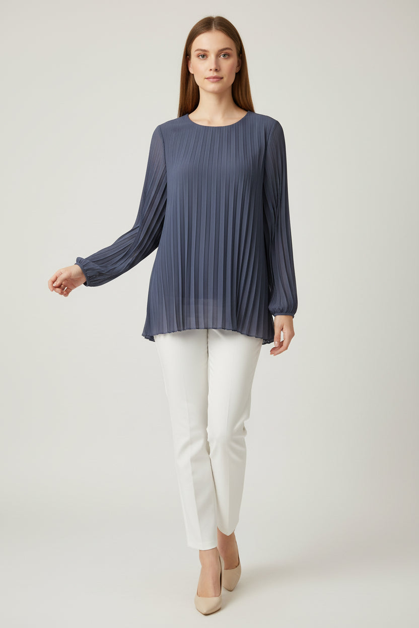 Pleated Blouse