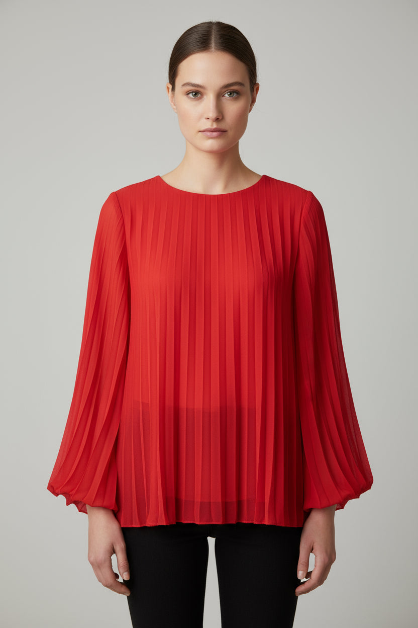 Pleated Blouse