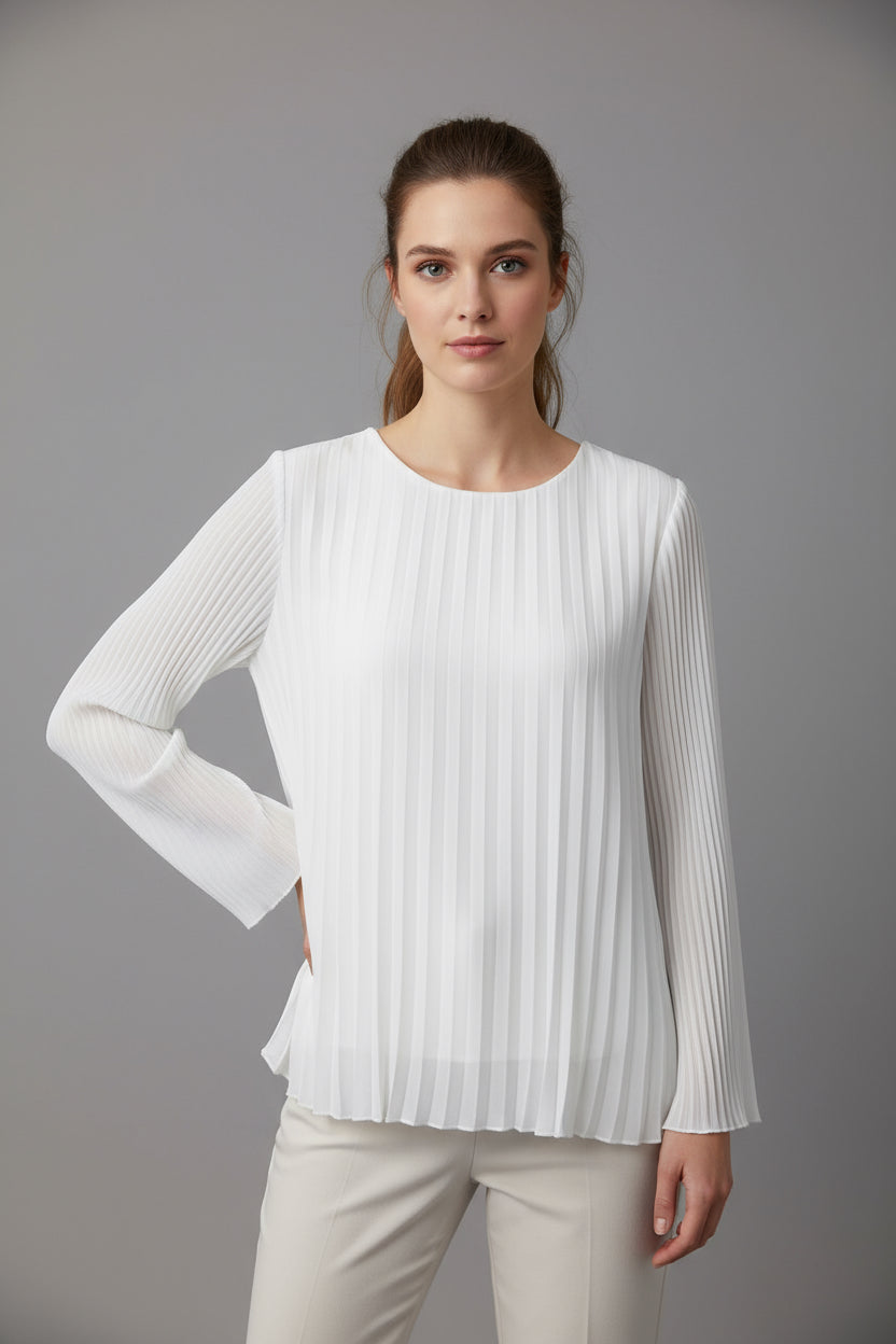 Pleated Blouse