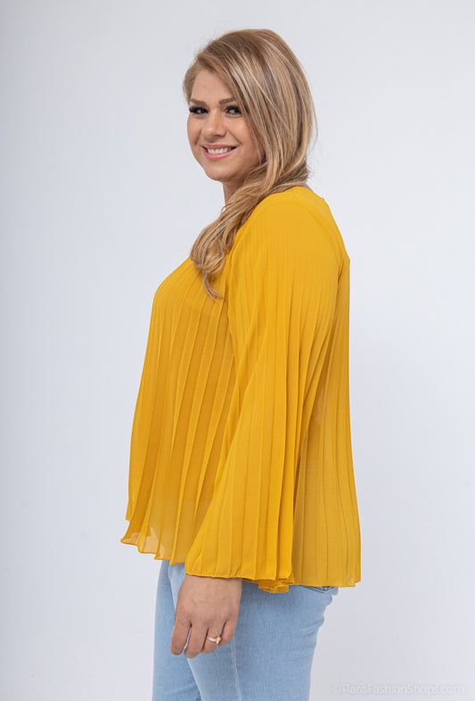 Pleated Blouse