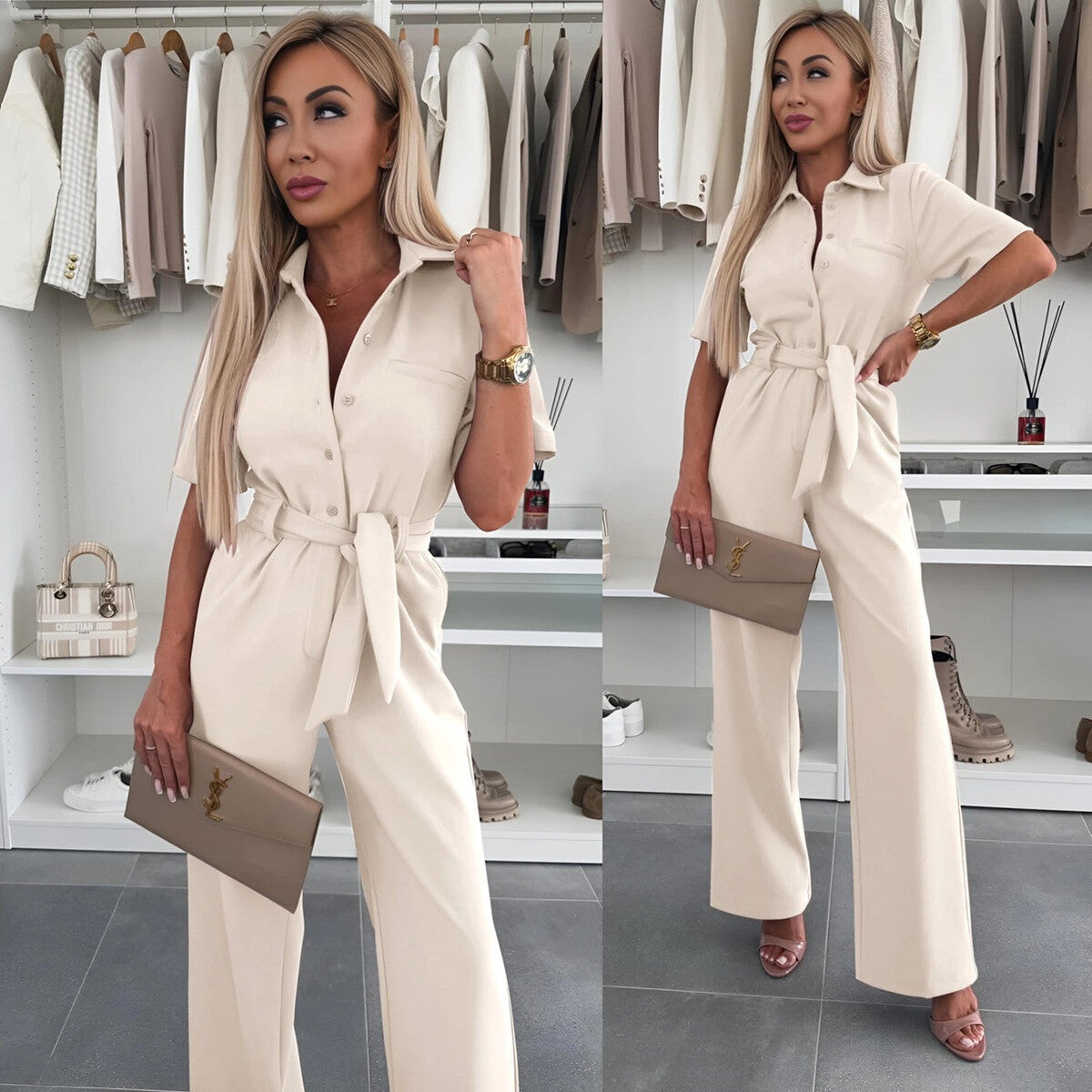 Belted Jumpsuit