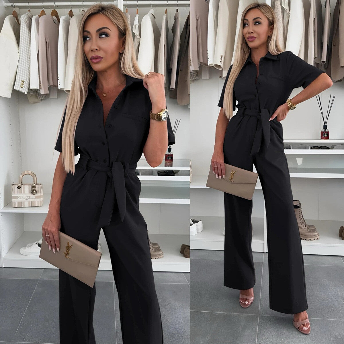 Belted Jumpsuit