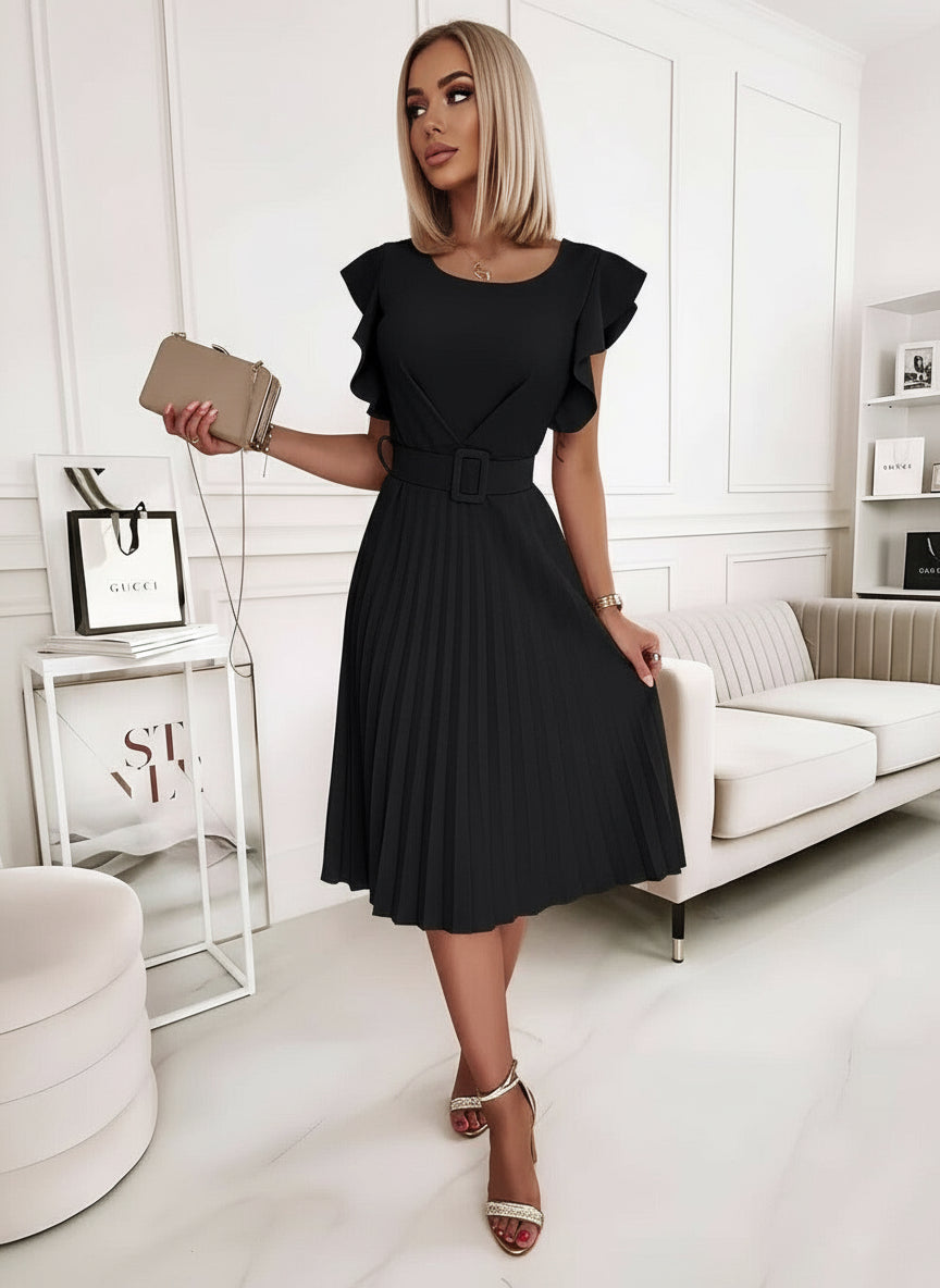 Chic Pleated Dress