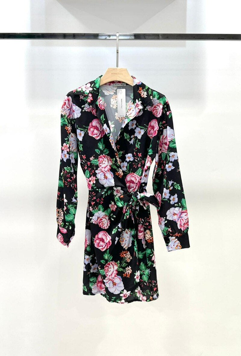 Floral Wrap Dress