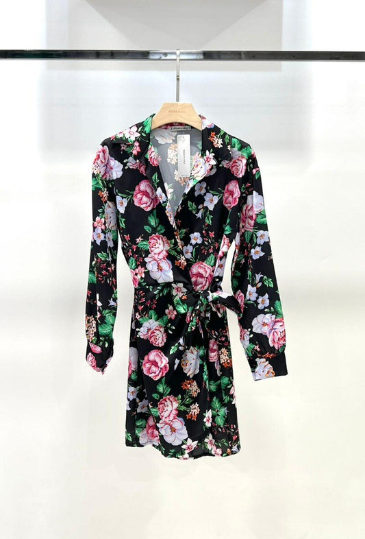 Floral Wrap Dress