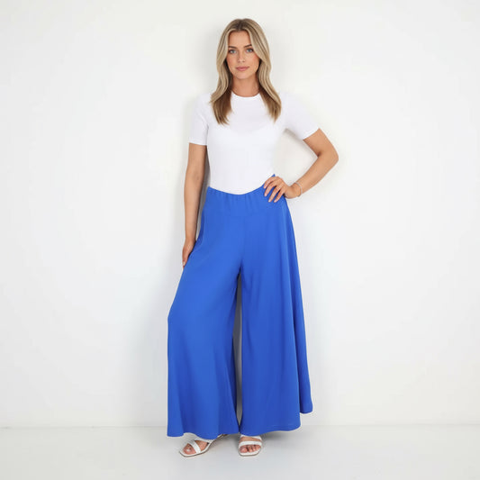 Italian Plain Palazzo Trousers