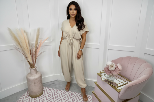 V-Neck Jumpsuit