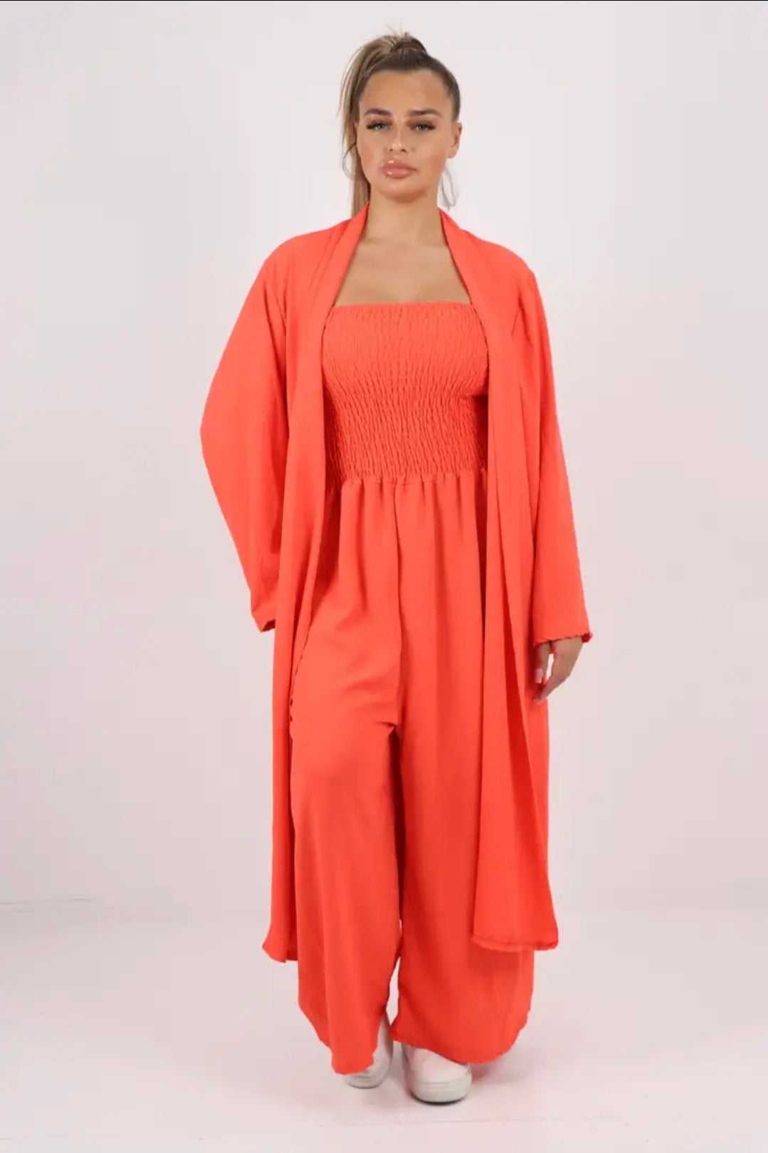 Italian open fronting sleeve cardigan