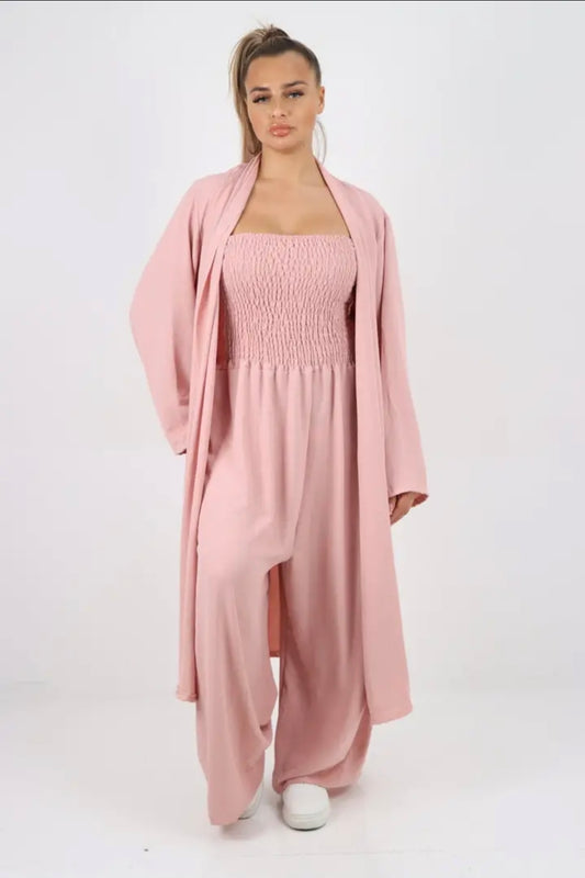 Italian open fronting sleeve cardigan